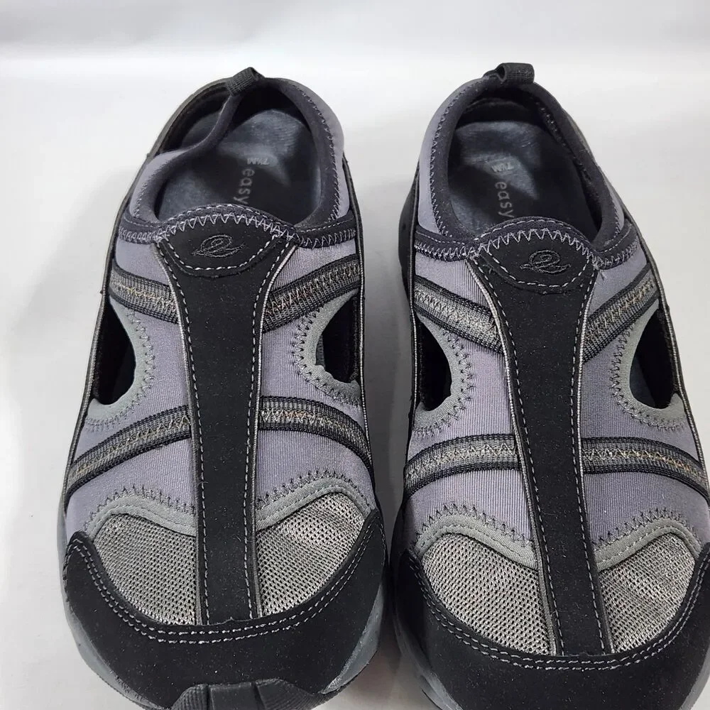 Easy Spirit Womens Arbitrary Walking Active Slingback Shoes Size 7.5 Gray NEW